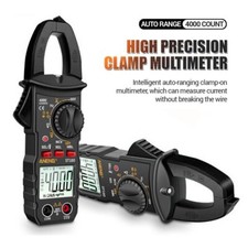 Digital Multimeter Clamp Meter 4000 Counts AC/DC Volt Amp Ohmmeter Tester Tool