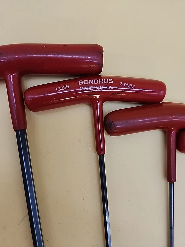 Bondhus 13256 3mm Hex Tip Graduated Length T-Handle 7 ea  - Image 3 of 3
