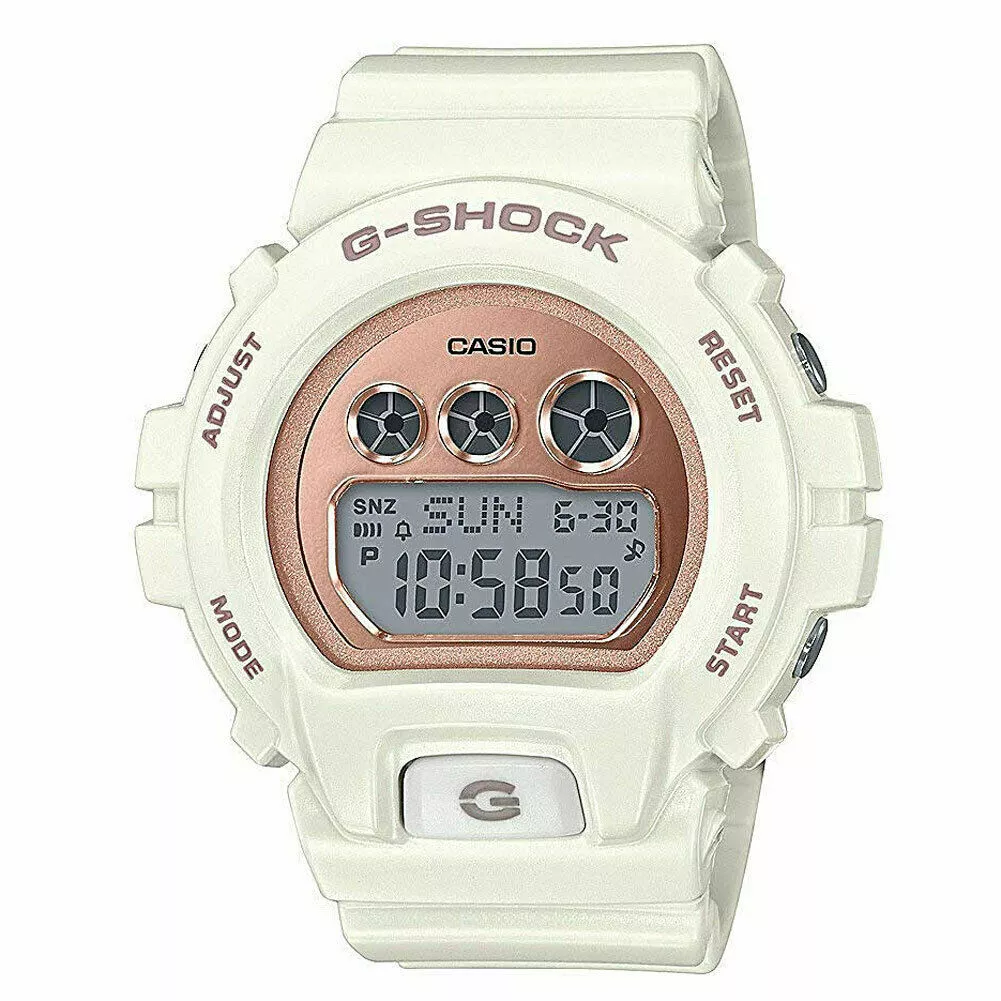 Casio G-Shock GMD-S6900MC-7 White & Rose Gold 200m Digital Watch NEW  AUTHENTIC