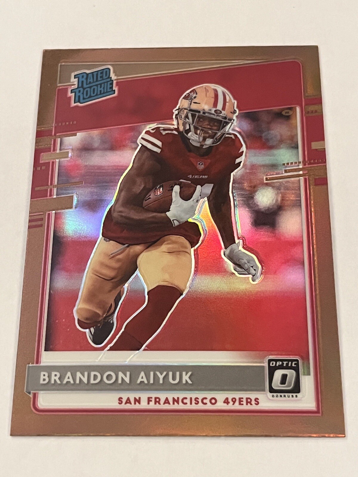Brandon Aiyuk 2020 Panini Donruss Optic #169 Bronze Rookie RC