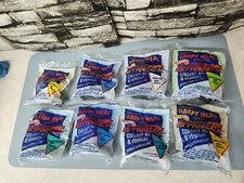 1992 McDonald's Hot Wheels Mini-Streex Happy Meal Toys Complete Set 8/8 NIP
