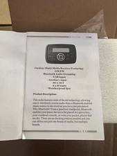 Multi Media AM/FM Bluetooth Receiver