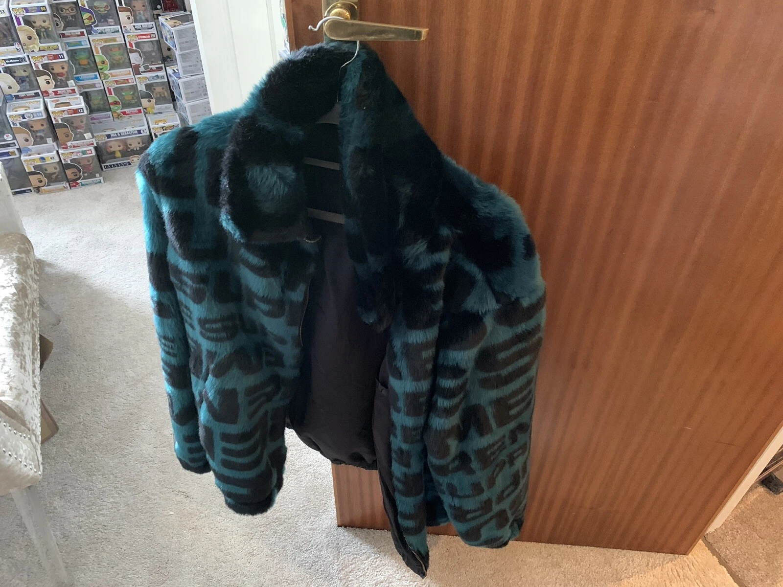 Supreme Fur Repeater Bombardier Medium Sarcelle