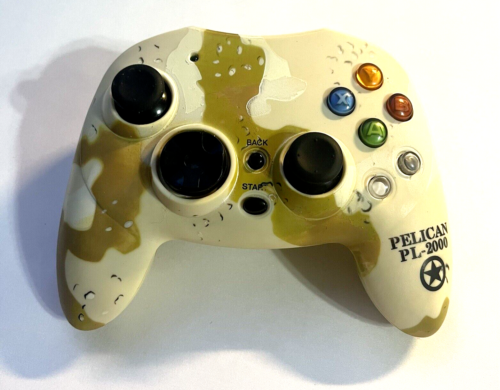 Pelican Blade 2.4 Xbox Army Camouflage Controller PL-2000 Powers On - Foto 1 di 9