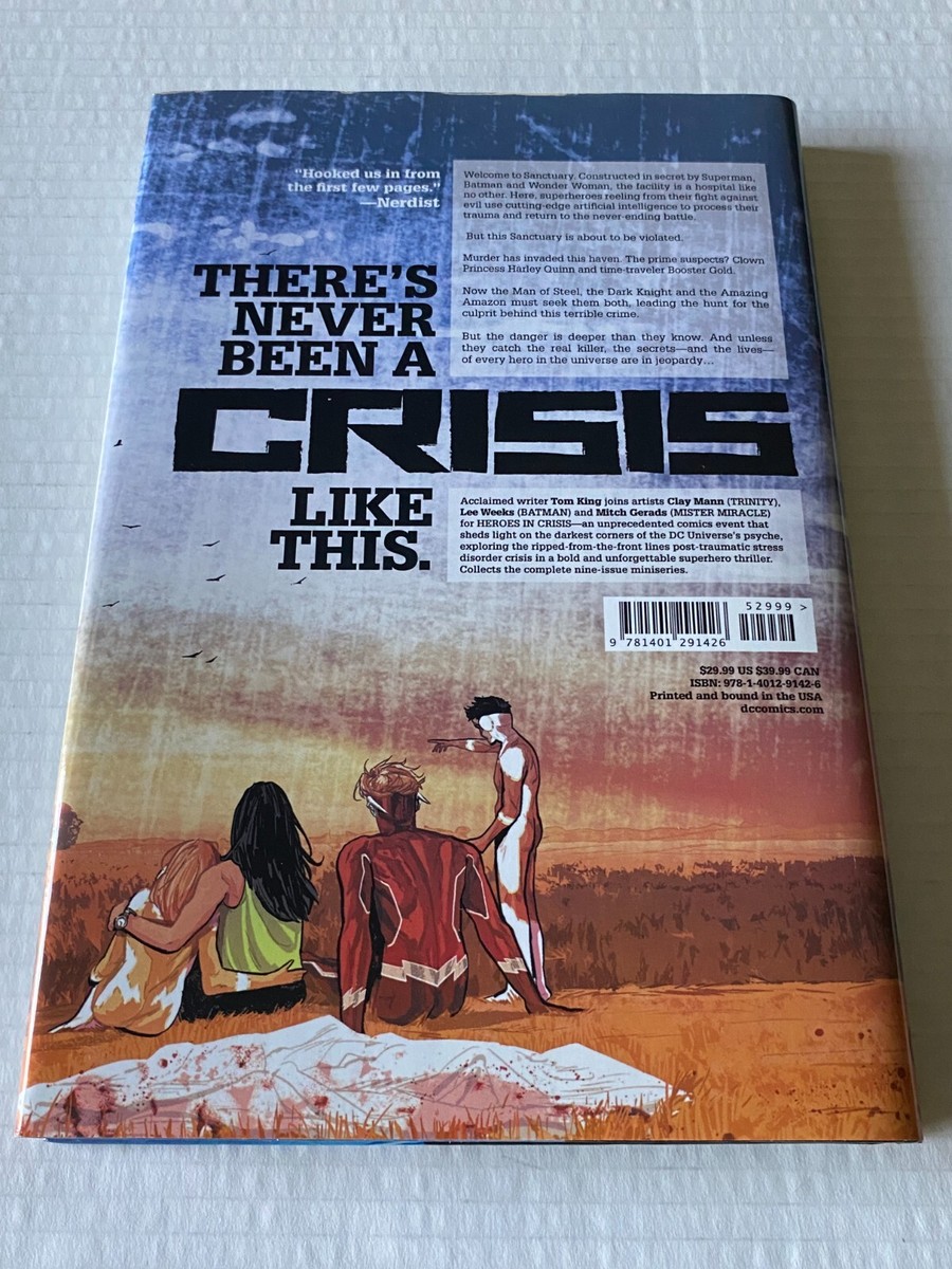 Heroes In Crisis Hardcover HC/Graphic Novel Tom King DC Comics