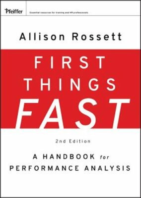 First Things Fast by Allison Rossett: New