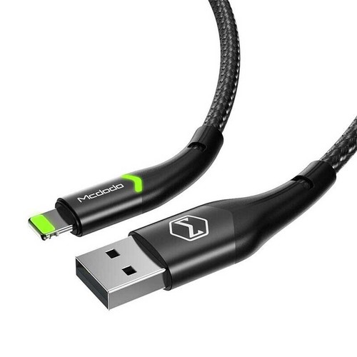 Long Lasting Nylon For Type C/iPhone USB C Mcdodo LED Fast Charging Cable - Picture 9 of 16