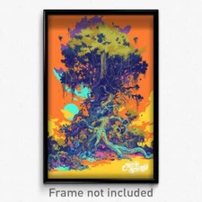 Thai Movie Poster - Ordinary Trees (Thailand Psychedelic Art Retro Film Print)