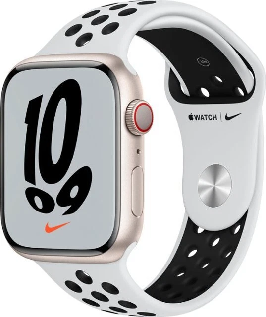 Apple Watch Nike Series 7 (GPS + Cellular) 45mm Midnight Aluminum