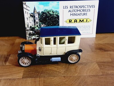 Voiture miniature - Landaulet Packard 1912 - Rami - 1/43 ème