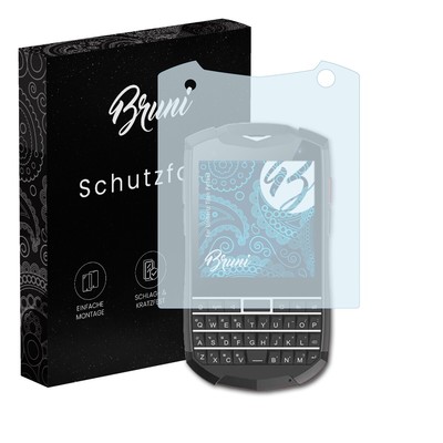 Bruni 2x Folie für Unihertz Titan Pocket Schutzfolie Displayschutzfolie