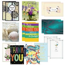 LOT OF 20 Assorted HALLMARK EXPRESSIONS THANK YOU Blank Notecards  Envelopes