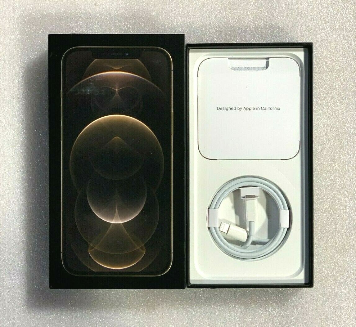 Apple iPhone 12 Pro / Pro Max Original Box with Genuine Apple iPhone 12 Pro / Pro Max Original Box with Genuine
