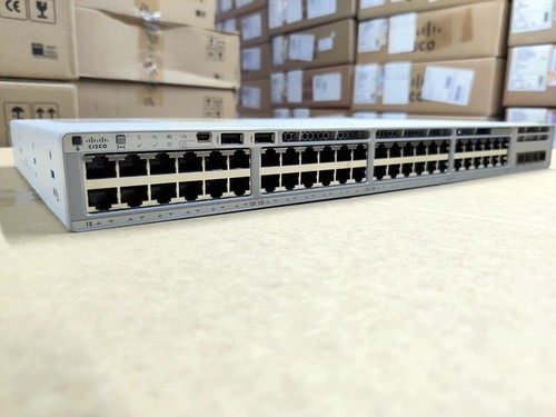 C9200L-48P-4X-E Cisco C9200L 48p 10/100/1000 PoE+ 740W, 4x10G uplink, Essential - Picture 4 of 5