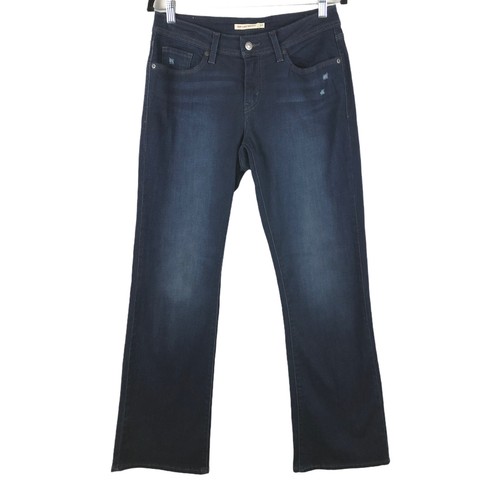 Mid Rise Curvy Bootcut Denim Jeans Size 