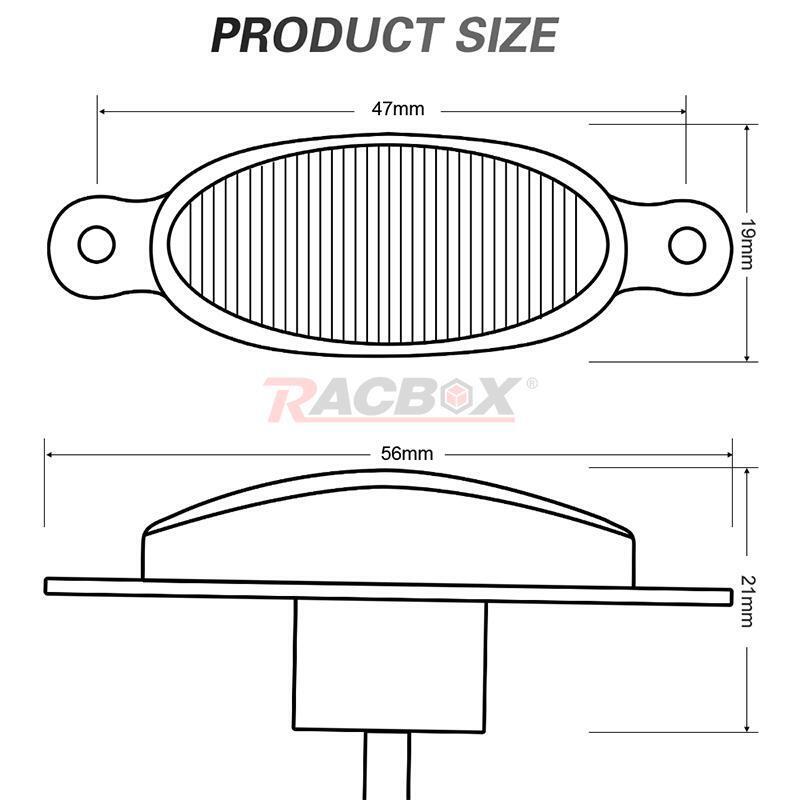 4X Amber LED Front Grille Grill Running Light Smoked For Ford-F150 Raptor Style&