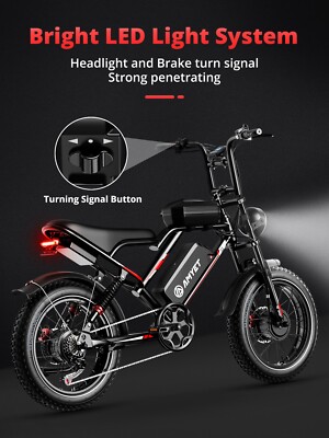 Vélo électrique S8 1000w haute vitesse FAT BIKE électrique Fat Bike AMYET OOTEK 50 kmh - Vélos