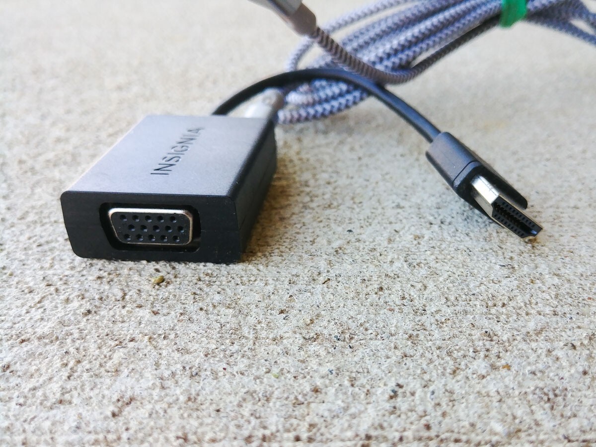 Insignia HDMItoVGA Adapter Black NSPG95503 eBay