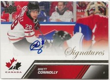 2013-14 Upper Deck Team Canada Autographs Signatures #21 Brett Connolly