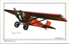 Ryan M-1 - 1973 Aviation Postcard - Roy Anderson Art- Pacific Air Transport