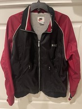 Nike Vintage Women  s Windbreaker Jacket. Full Zip -Lined XL 16-18