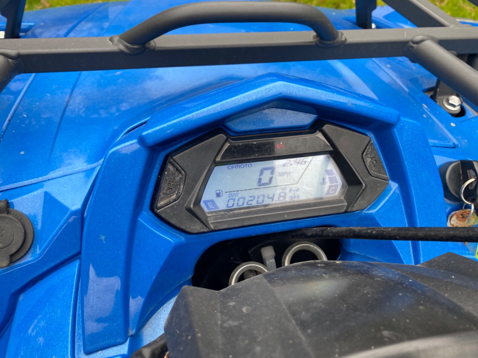 cf moto 450 farm quad winch plg regested 2 seater tow bar only 200