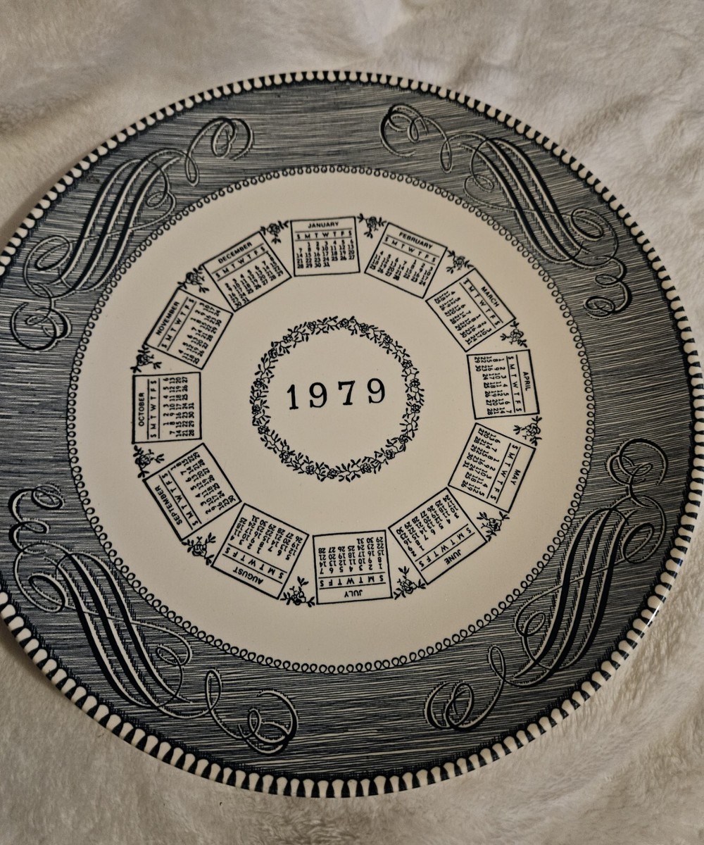 ブルーハーツ　プレート Blue Decorative 1979 Plate Antique Collector | eBay