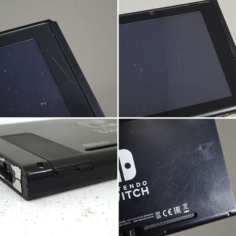 Lot 7 set】Nintendo Switch old model HAC-001 Console black Lot 7 set】Nintendo Switch old model HAC-001 Console black