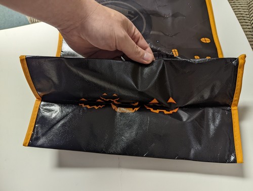 Buffalo Sabres NHL Pumpkin Halloween Candy Bag Tote Reusable Shopping Bag New - Picture 3 of 4