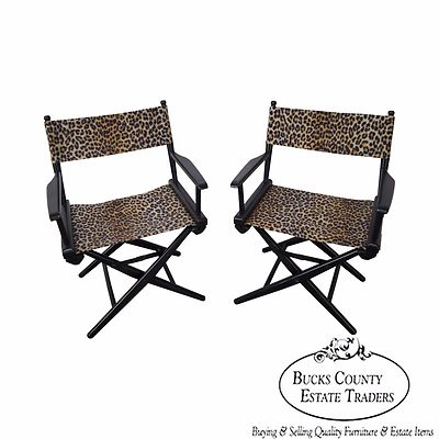 leopard print camping chair