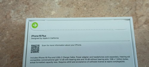 Apple iPhone 16 Plus - 256 GB - Nero (AT&T) scatola sigillata - Foto 6 di 10