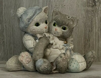 Enesco Calico Kittens The Purr-fect Love 623539 Cat Couple