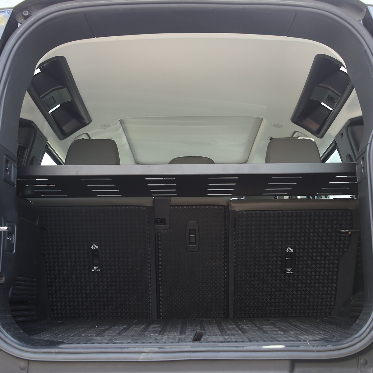 Lr Brand Rack Black Rear Cargo Basket Rack Luggage Storage Carrier For LR Defender ...