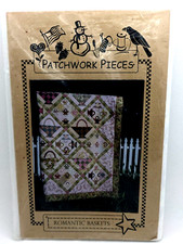 Patchwork Pieces Romantic Baskets Quilt Pattern 116 Measures 88 Inch x 107 Inch
