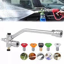 Foam Cannon Dual Connector Accessory,Pressure Washer Double Tip Attachment