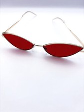 Red Cat-Eye Sunglasses