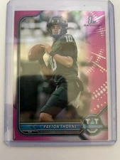 2021 PINK CHROME PAYTON THORNE RC MICHIGAN STATE #56 Refractor