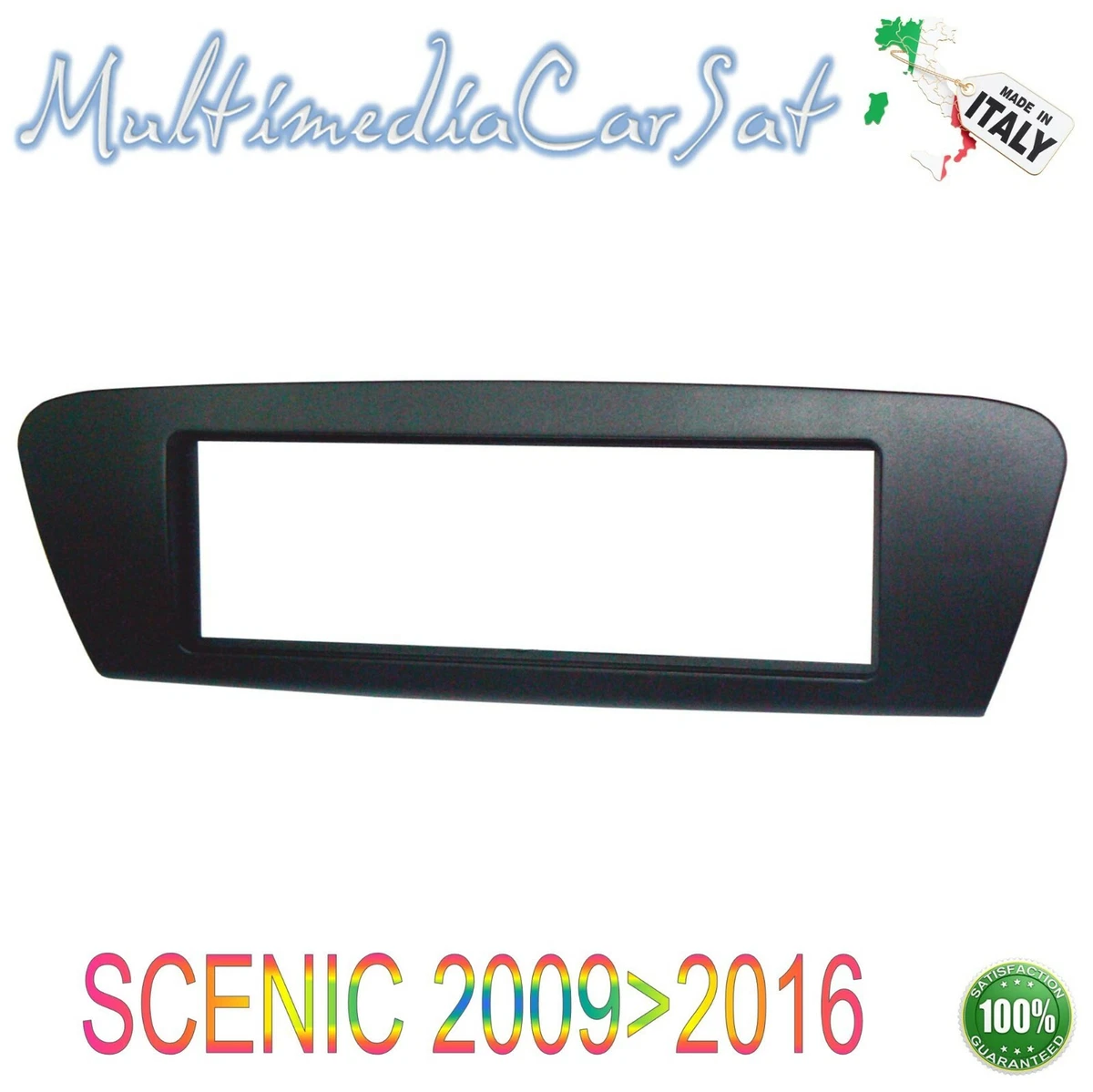 Mascherina Autoradio Montaggio 1 Din Iso Renault Scenic Grand Antracite 3/454 - 11