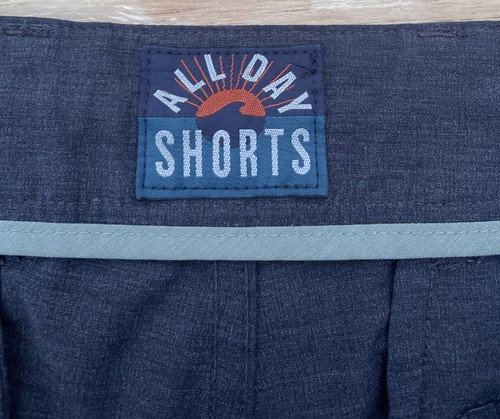FAHERTY All Day Shorts Hybrid Chino Golf Beach Flat Front Men Blue SIZE 31 - Picture 3 of 5