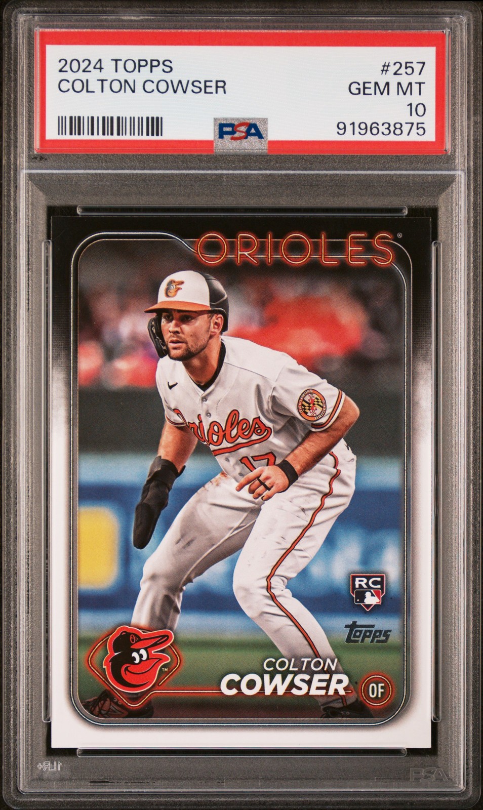 2024 TOPPS #257 COLTON COWSER PSA 10