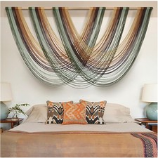 Boho Wall Decor: Large Handcrafted Macrame Tapestry - 57" x 31" - Nursery  Home