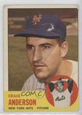 1963 Topps Craig Anderson #59 0a1