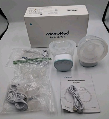 #ad #ad MOMMED Double Wearable Breast Pump My 380 Blue Heart Shape $34.95