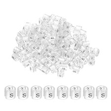 300 Pcs Clothes Hanger Marker S Fit Rod Garment Size Tag Clear