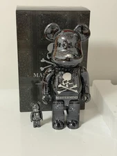 Bearbrick Mastermind World 100% & 400% Set Black Bandana be@rbrick
