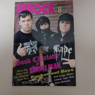 Inrock Magazine No.8 2000 Good Charlotte Simple Plan Green Day Hilary Feature