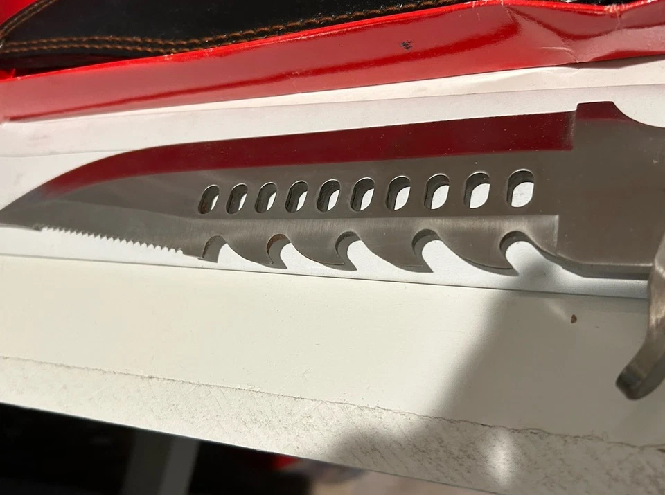 Frost Cutlery “The Enforcer” Surgical Steel Fixed Blade Knife 17-172BRPW Sheath - Image 3 of 4