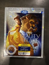 Beauty and the Beast: 25th Anniversary Edition Blu-Ray  DVD  Digital Brand New