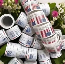 XMAS 10 ROLLS Of 100, 2025 USPS-postage-1000 PCS-Special Sale/ From US