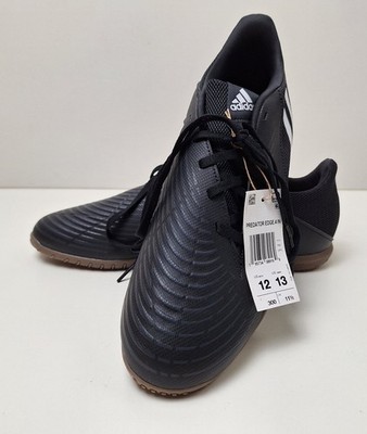 Adidas Predator Edge.4 Sala Indoor Black/White Soccer Shoes Men's Size 12 New!